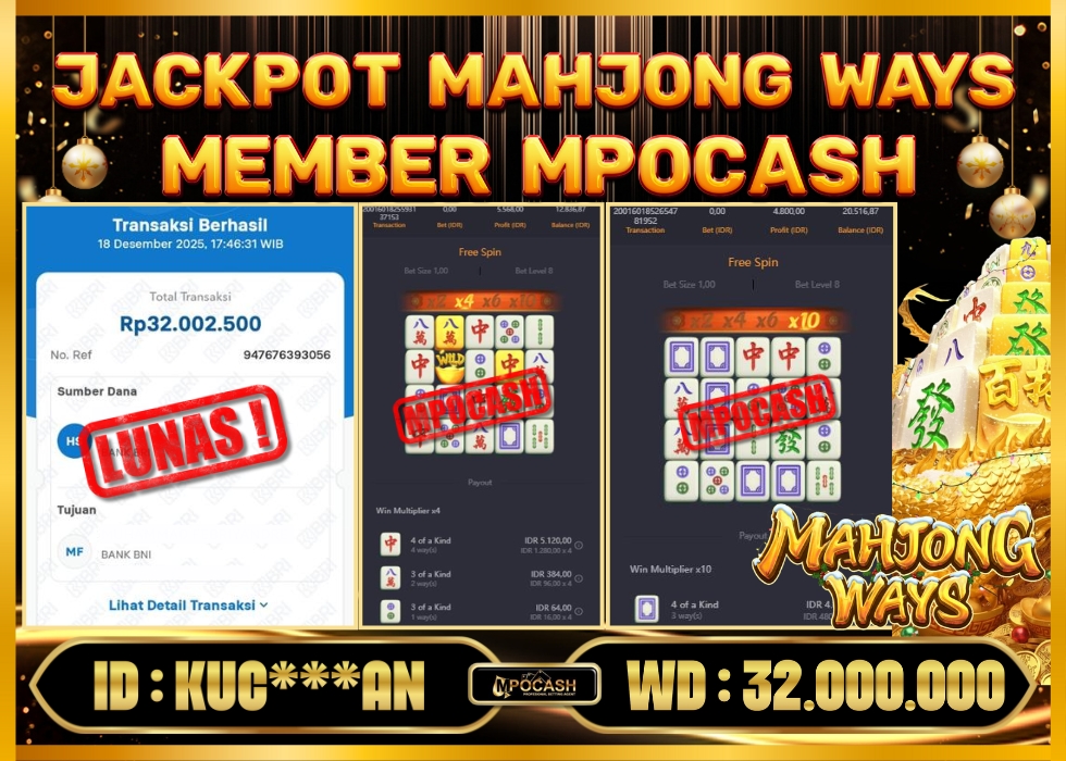 MPOCASH JACKPOT MAHJONG WAYS